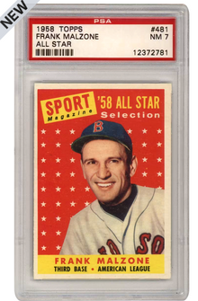 1958 Frank Malzone Topps All Star