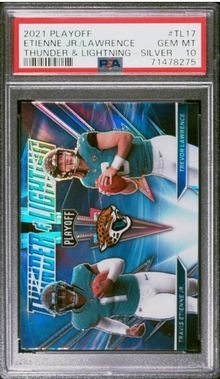 2021 PANINI PLAYOFF THUNDER & LIGHTNING #TL17 ETIENNE JR./LAWRENCE THUNDER & LIGHTNING-SILVER